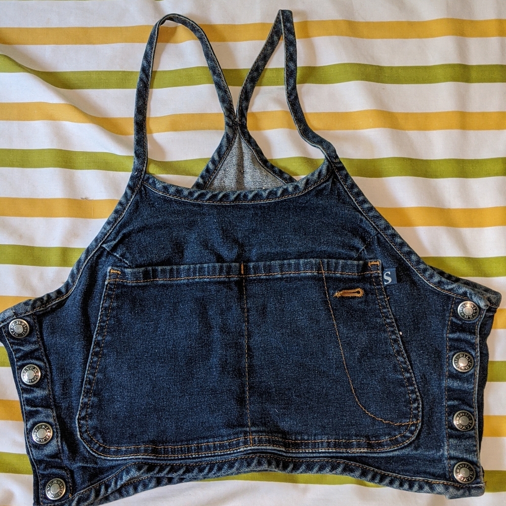 Jean crop top